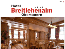 Tablet Screenshot of breitlehenalm.at